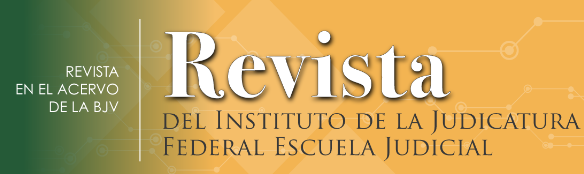 Portada de la revista del instituto de la judicatura federal escuela judicial